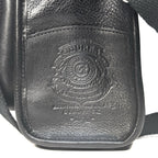 GHURKA Gearpack No. 4 Leather Messenger Bag Vintage Black (MSRP $1,295)
