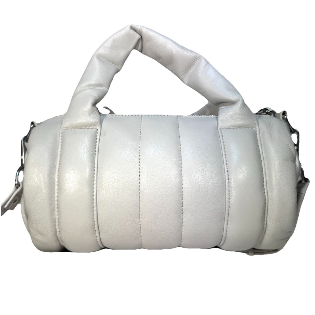 RAG & BONE Cloud Leather Duffle Shoulder Bag Cream Ivory White (MSRP $395)