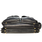 GHURKA Marley Hodgson Vintage 2001 Garrison No. 147 Leather Briefcase Black