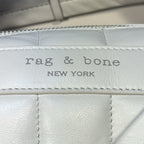 RAG & BONE Cloud Leather Duffle Shoulder Bag Cream Ivory White (MSRP $395)