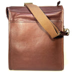 GHURKA Gearpack No. 4 Leather Messenger Bag Vintage Chestnut Brown (MSRP $1,295)