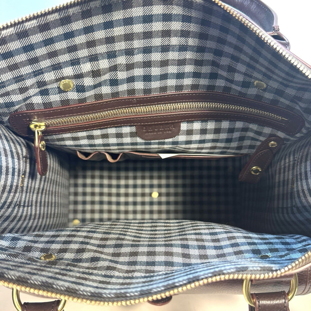 GHURKA Overlander No. 3 Leather Messenger Bag Vintage Walnut Brown (MSRP $1,795)