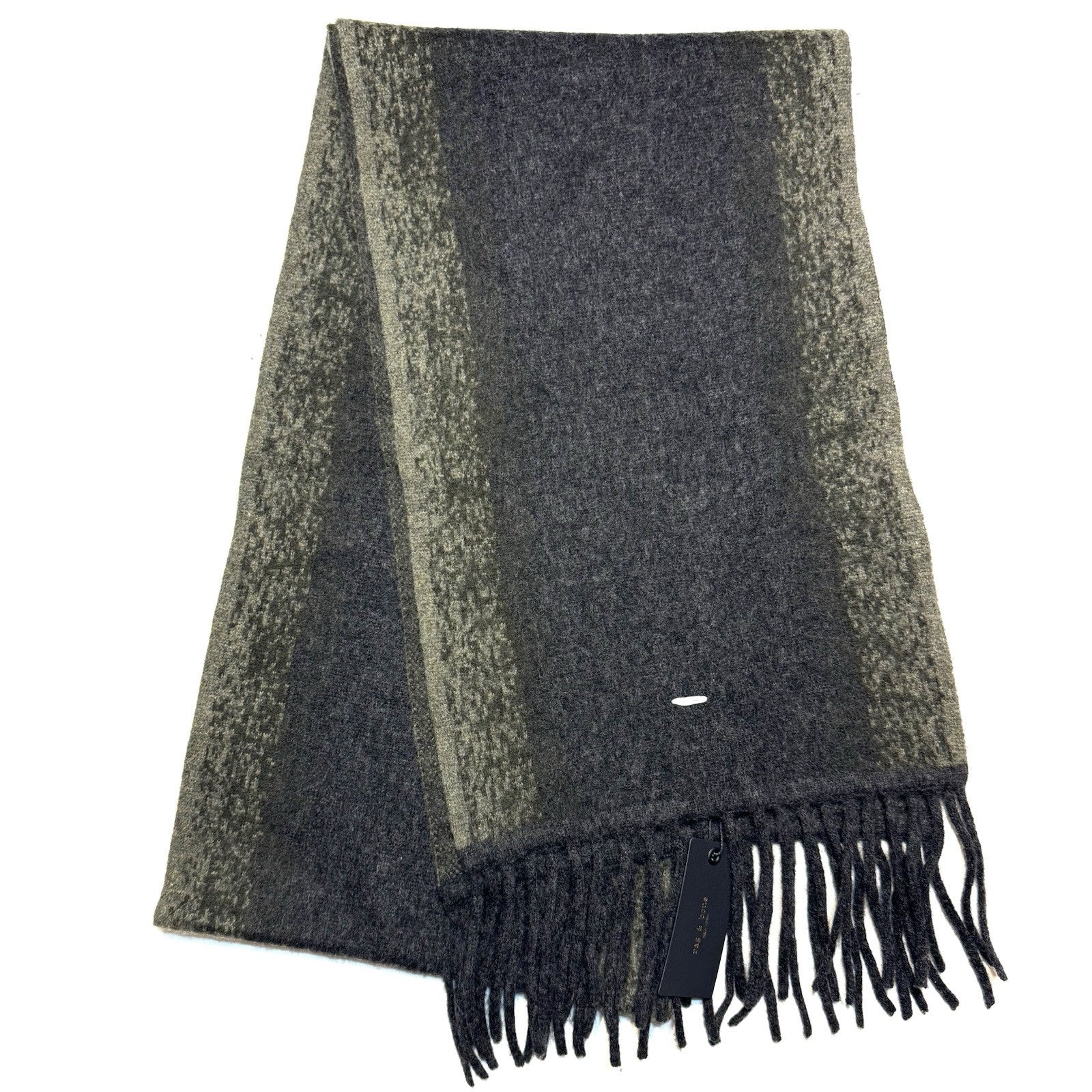RAG & BONE Downing Cashmere Blend Scarf Green Grey (MSRP $278)