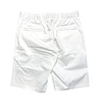 LUCIANO BARBERA Mens Multi Pocket Drawstring Cotton Shorts White (MSRP $395)