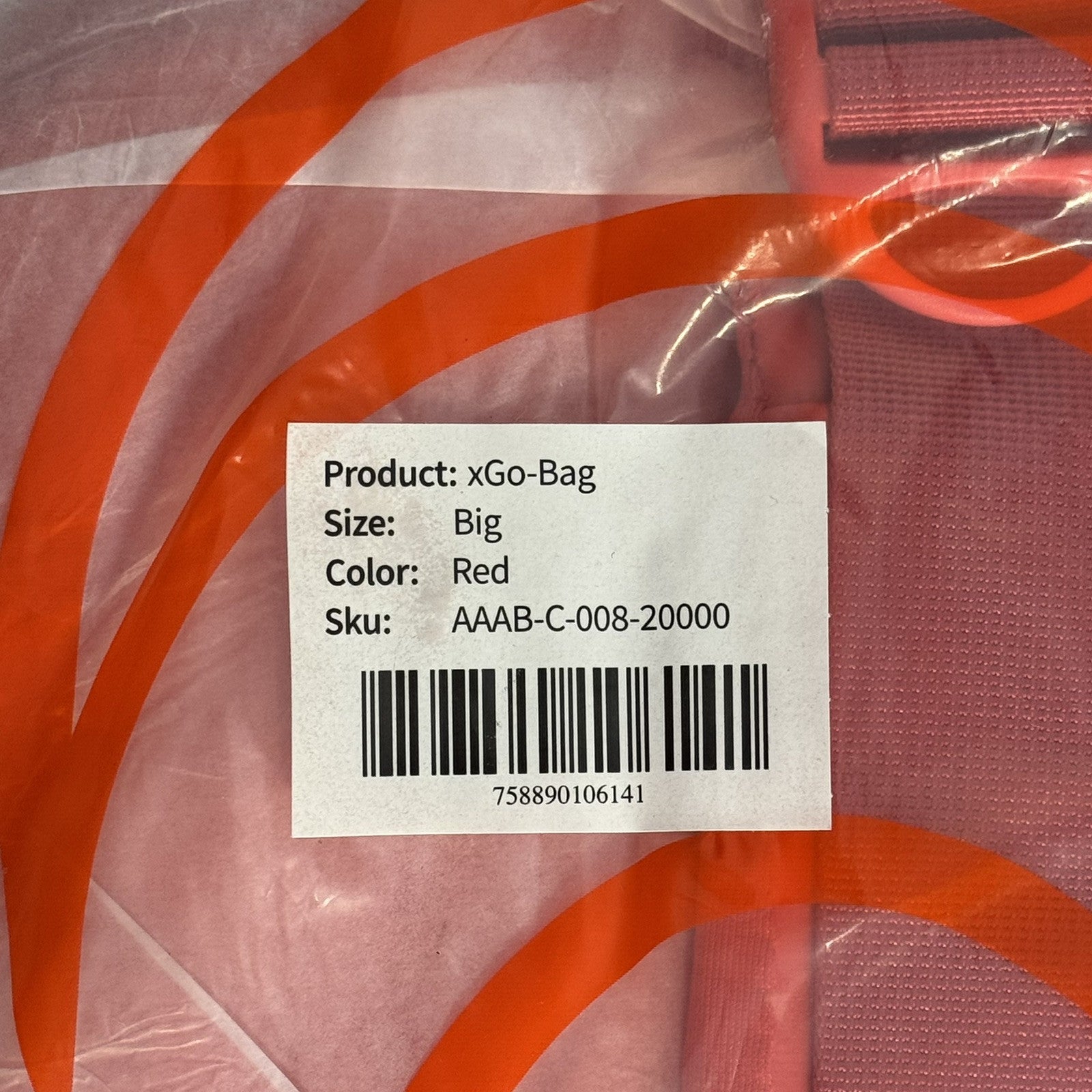 BABOON TO THE MOON Go-Bag Backpack Luggage Duffle Red Big 60L (MSRP $195)