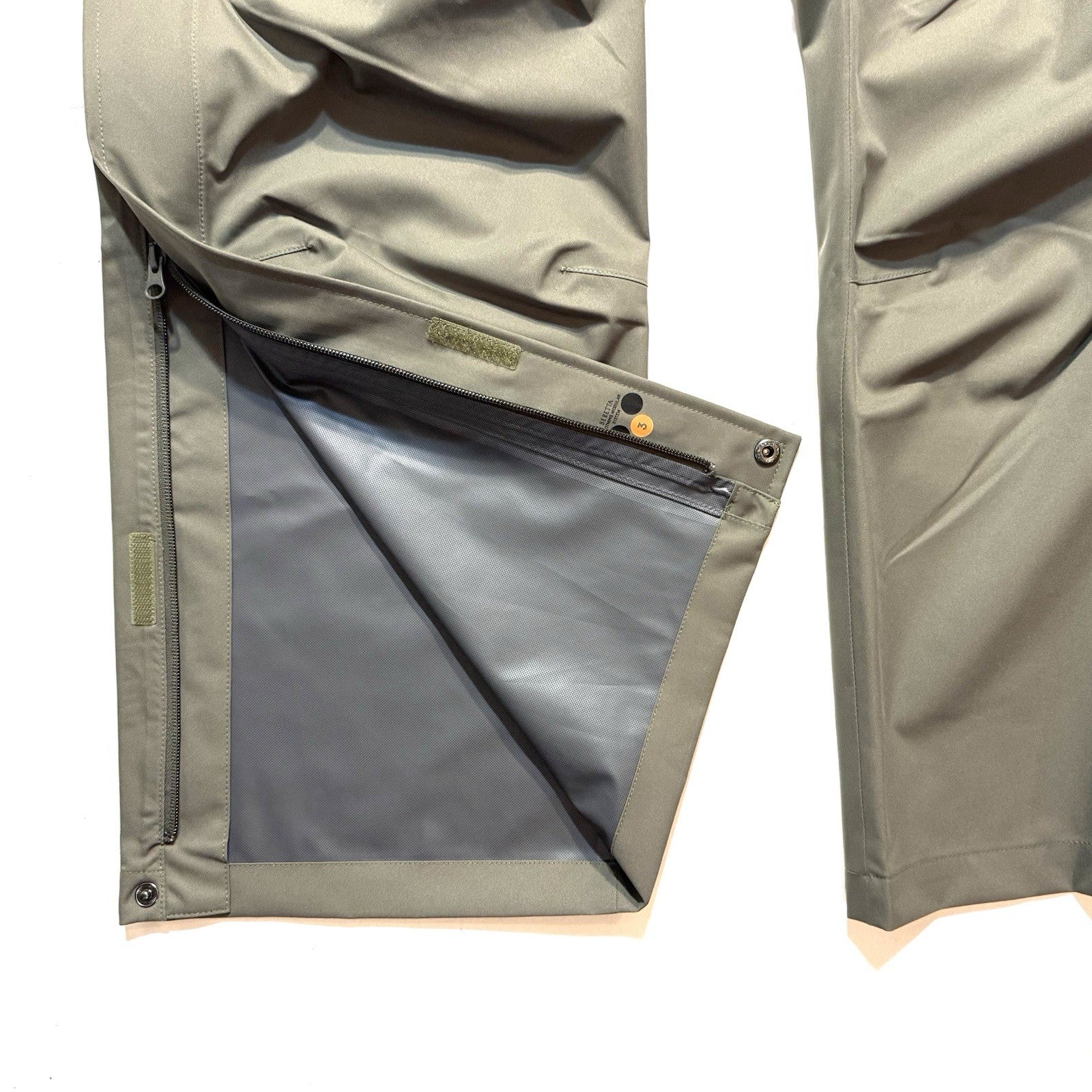 BERETTA Mens Active Waterproof Packable Overpants Green 3XL (MSRP $179)