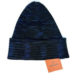 MISSONI Wool Knit Blended Stripe Beanie Winter Hat Green (MSRP $260)