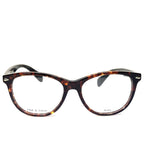RAG & BONE Womens RNB3025 086 Wayfarer Eyeglasses Frames Dark Havana Brown