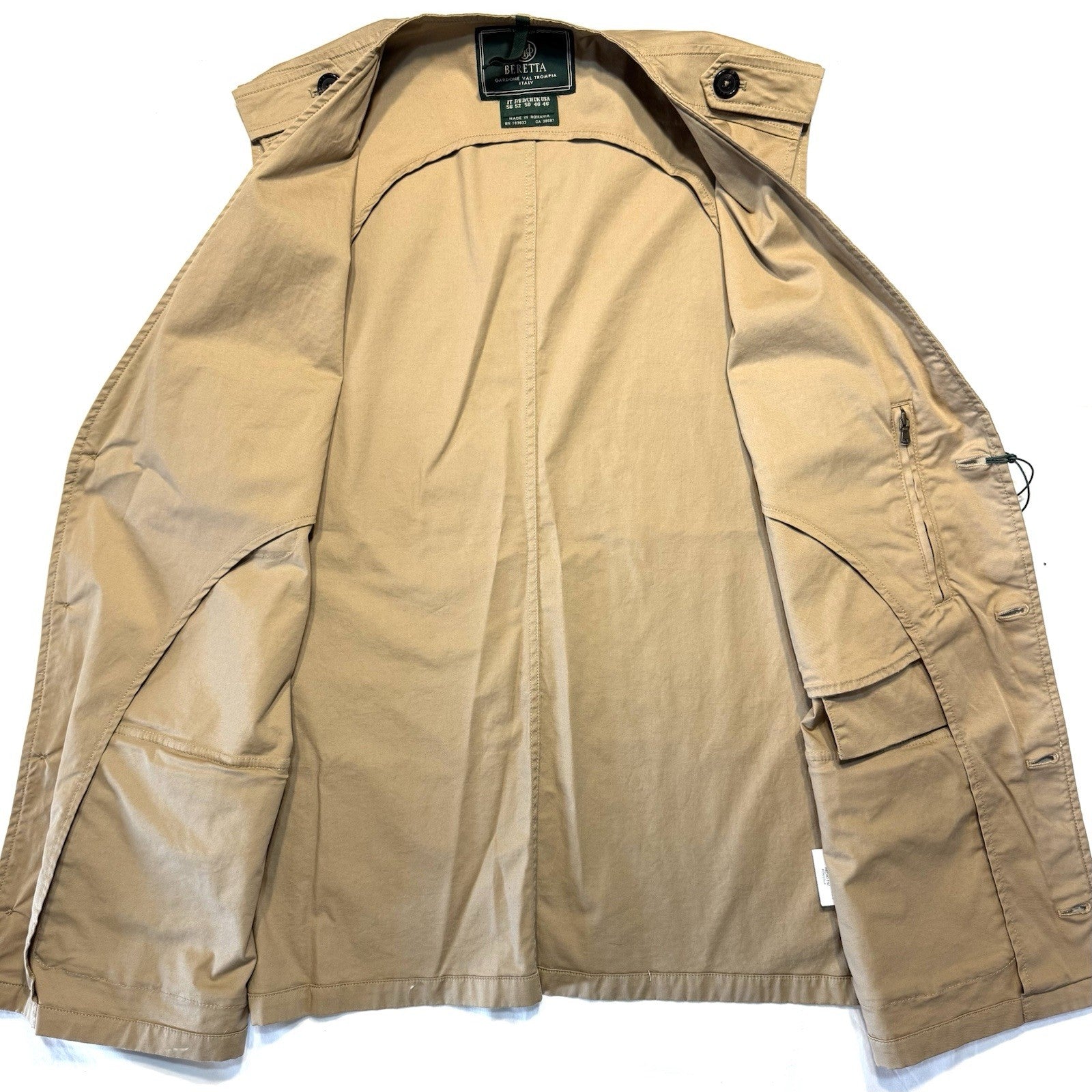 BERETTA Gallery Mens Serengeti Hunting Safari Vest Hazelnut Tan (MSRP $450)