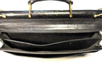 GHURKA Marley Hodgson Vintage 2001 Garrison No. 147 Leather Briefcase Black