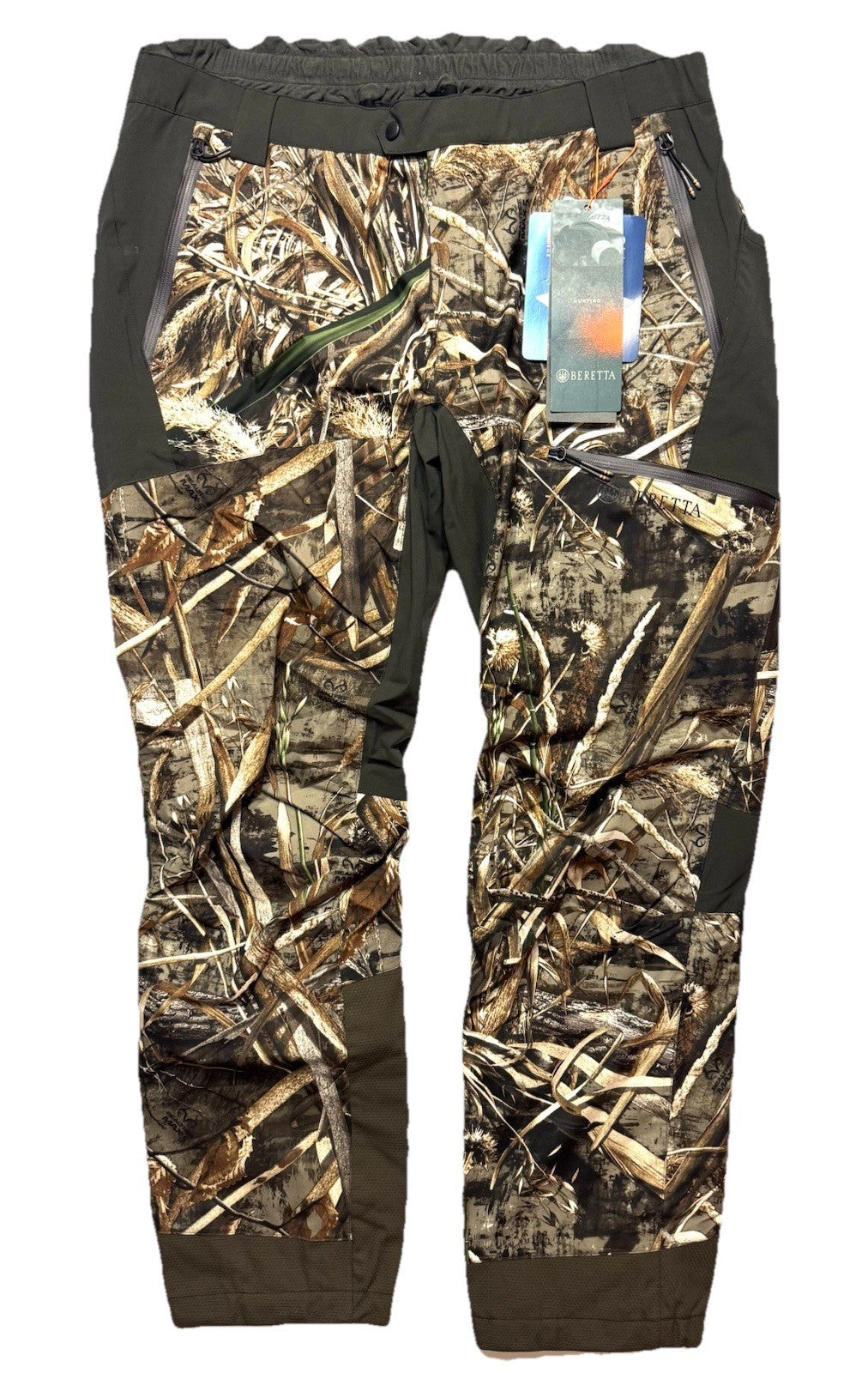 BERETTA Mens Tri Active Evo Waterproof Hunting Pants Real Tree Camo (MSRP $225)
