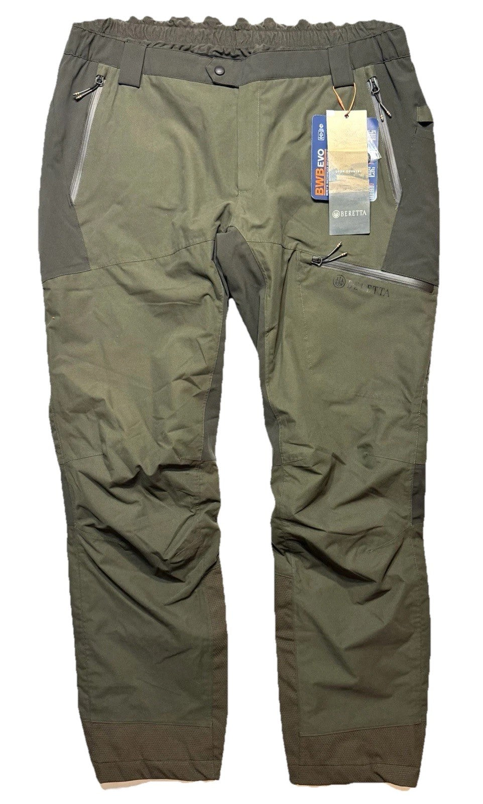 BERETTA Mens Tri Active Evo Waterproof Hunting Pants Moss Green (MSRP $225)