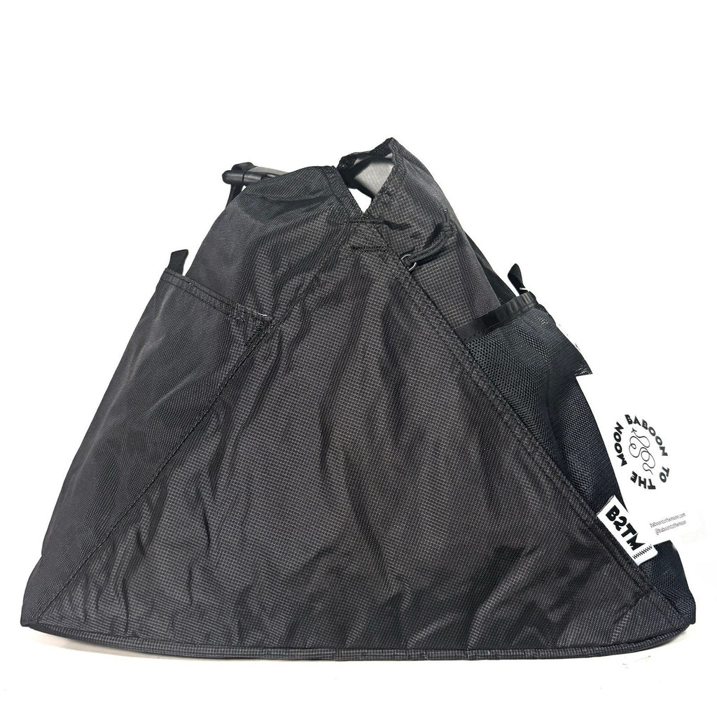 BABOON TO THE MOON Triangle Tote Bag Black Medium (MSRP $99)