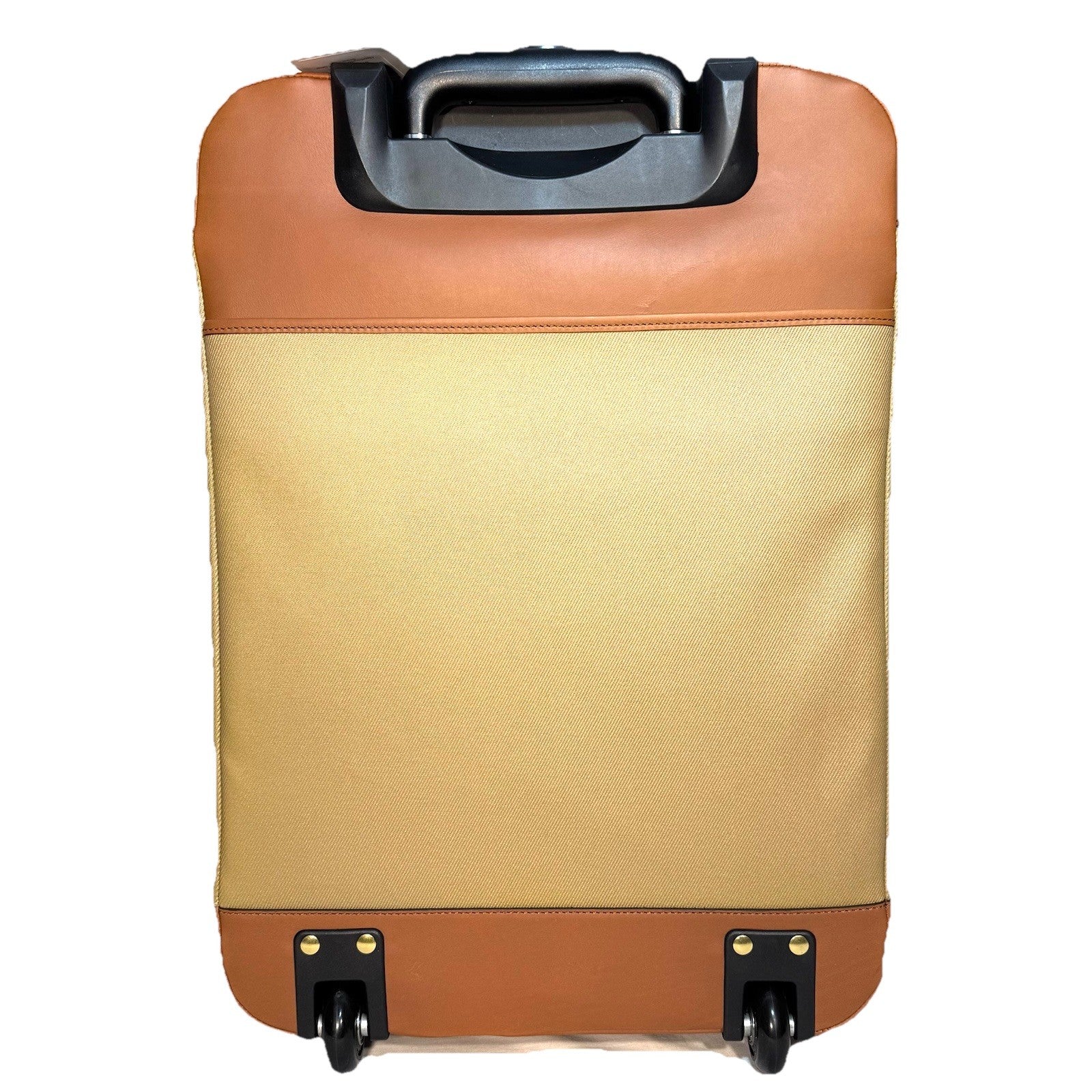 GHURKA Trolley No. 440 Canvas Leather 22" Rolling Carryon Suitcase (MSRP $1,400)