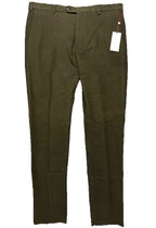 LUCIANO BARBERA Mens Cotton Moleskin Trouser Pants Green (MSRP $545)