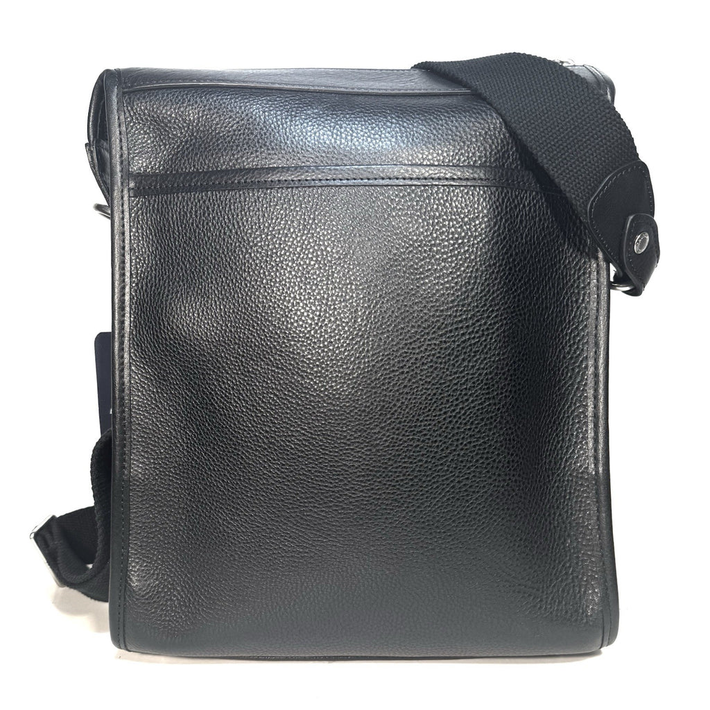 GHURKA Gearpack No. 4 Leather Messenger Bag Vintage Black (MSRP $1,295)