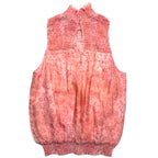 RAMY BROOK Joy Leopard Print Sleeveless Top Droco Pink (MSRP $295)