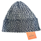 MISSONI Wool Knit Blended Stripe Beanie Winter Hat Black (MSRP $260)