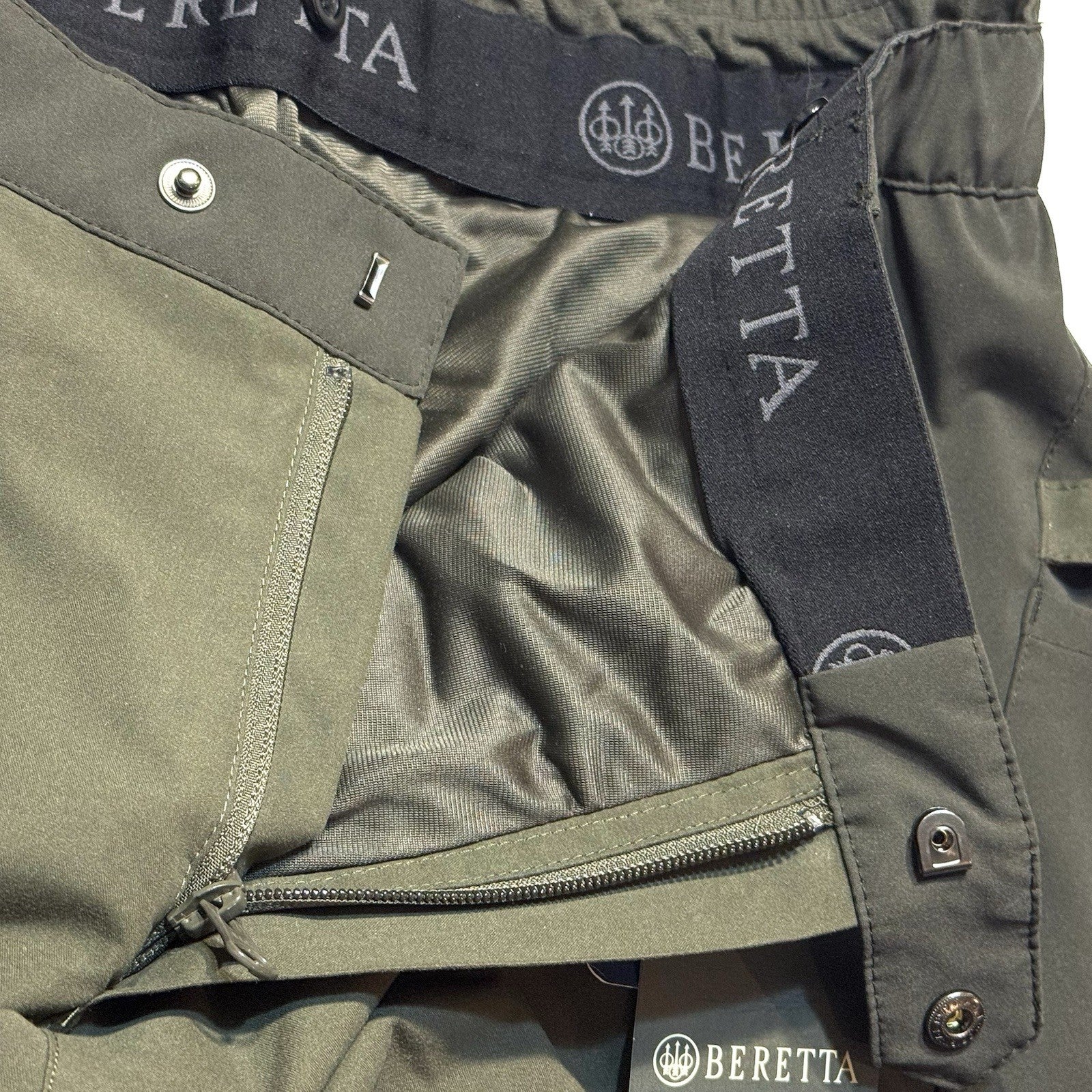 BERETTA Mens Tri Active Evo Waterproof Hunting Pants Moss Green (MSRP $225)