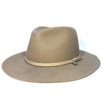 RAG & BONE Womens Wool City Felt Fedora Hat Light Sand Beige L (MSRP $198)