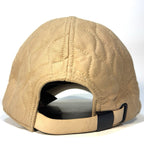 RAG & BONE Mens Aron Quilted Logo Baseball Cap Hat Camel Beige (MSRP $125)