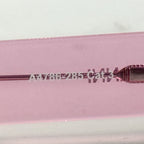 GANNI Womens A4786 285 Rectangular Sunglasses Dreamy Daze Phlox Pink (MSRP $255)