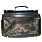 GHURKA Marley Hodgson Vintage 2001 Garrison No. 147 Leather Briefcase Black