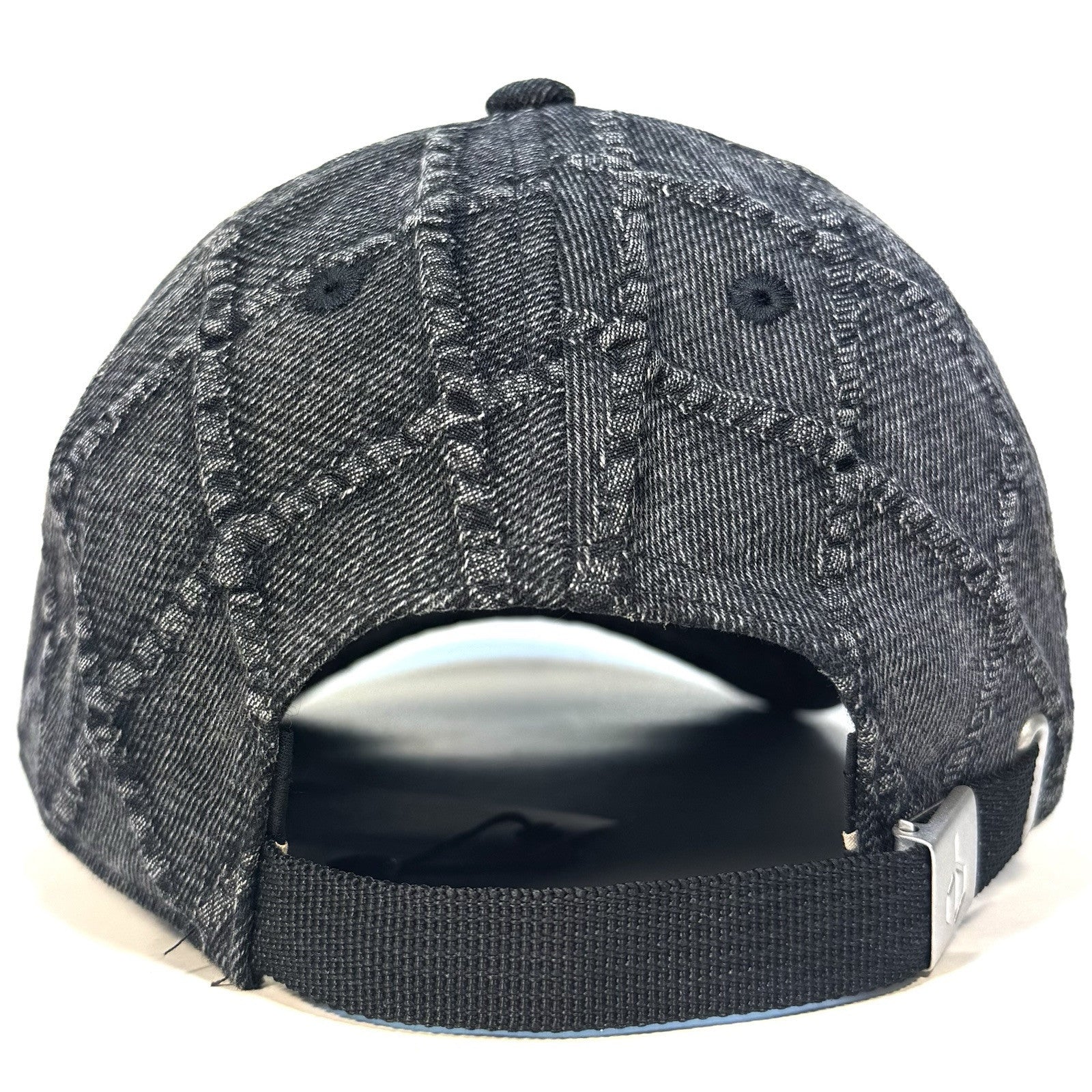 RAG & BONE Harlow Quilted Denim Baseball Cap Hat Black (MSRP $128)