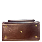 GHURKA Overlander No. 3 Leather Messenger Bag Vintage Walnut Brown (MSRP $1,795)