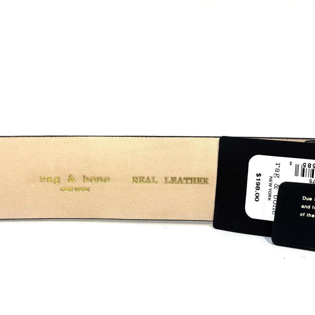 RAG & BONE Mens Evan Suede Leather Belt Desert Brown (MSRP $198)