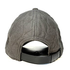 RAG & BONE Mens Aron Quilted Logo Baseball Cap Hat Asphalt Grey (MSRP $125)