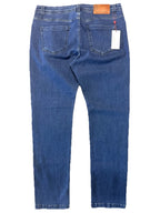 LUCIANO BARBERA Mens 5 Pocket Denim Jeans Indigo Blue 56 (MSRP $450)