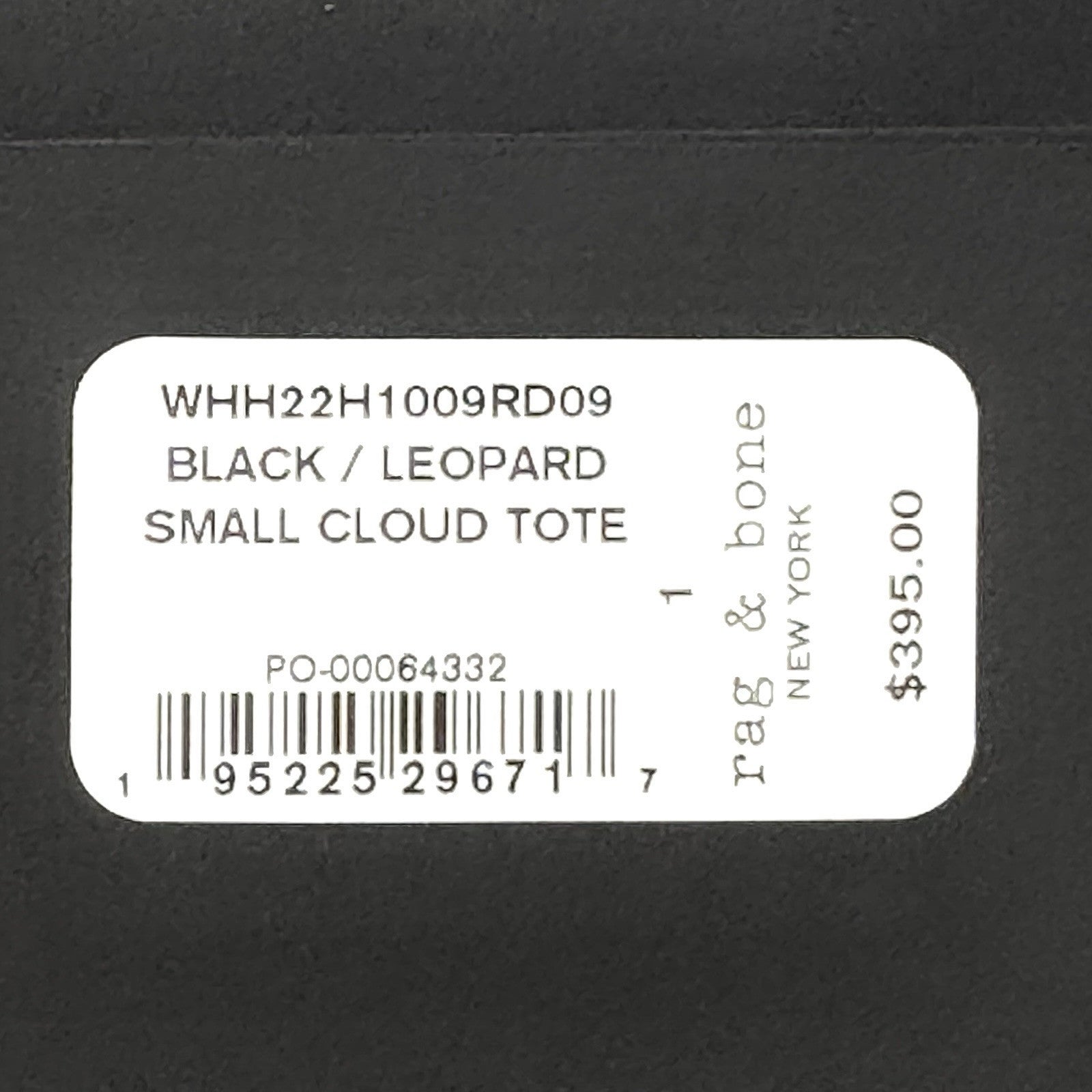 RAG & BONE Leopard Faux Fur Cloud Tote Bag Small (MSRP $395)