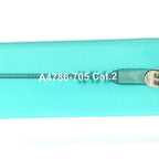 GANNI Womens A4786 705 Rectangular Sunglasses Winter Sky Blue (MSRP $255)