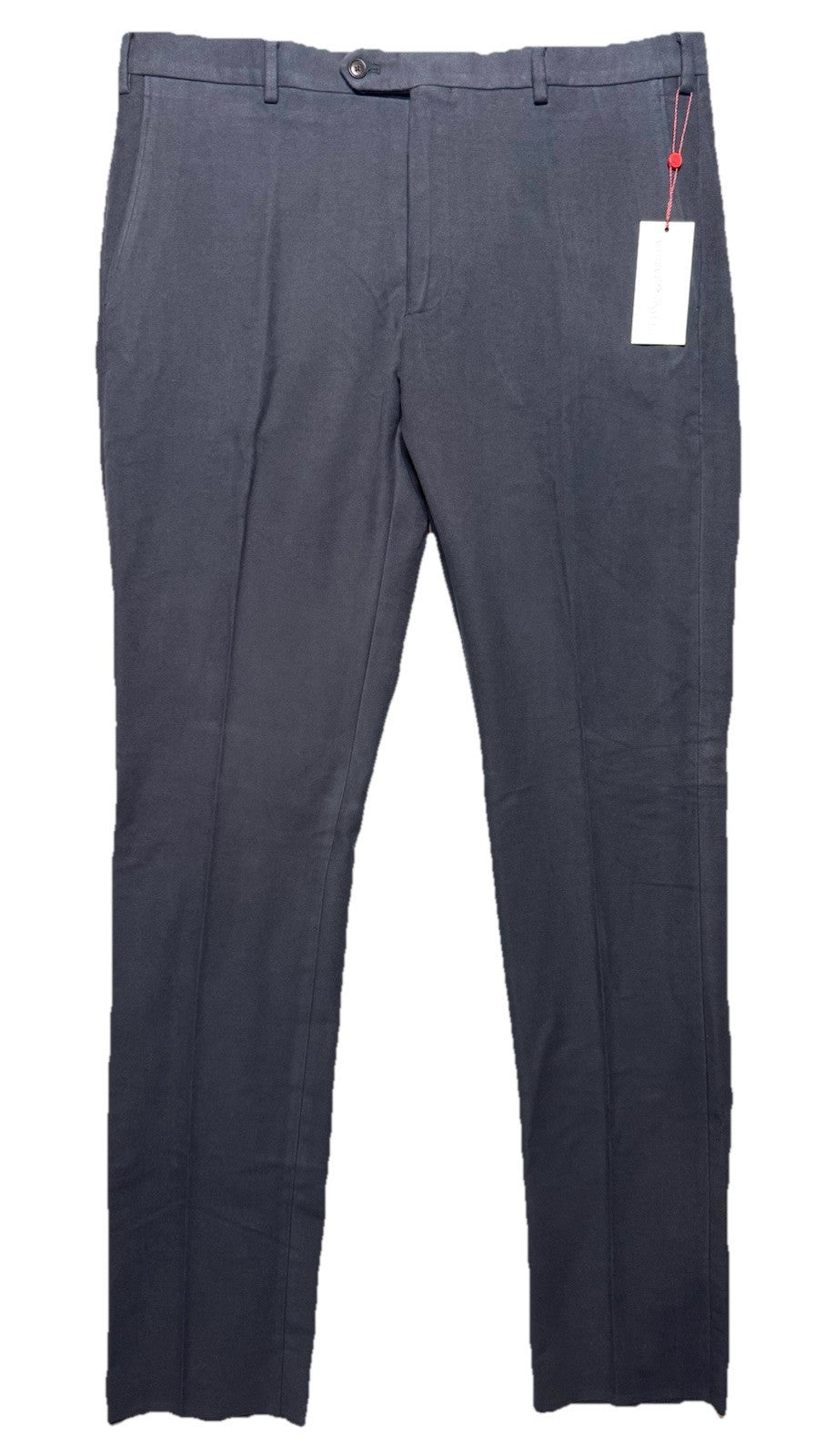 LUCIANO BARBERA Mens Cotton Moleskin Trouser Pants Grey (MSRP $545)